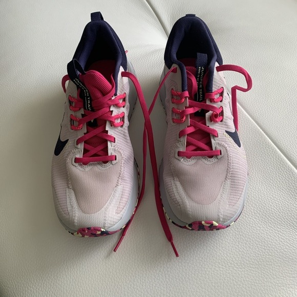 Nike Shoes Women Size 9.5 Juniper Trail 2 Running lace up Platinum Violet Pink - Picture 2 of 5